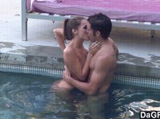 Tori  makes out with him while skinny dipping gif