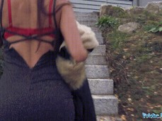 upskirt - perfect ass and pussy!!! gif