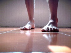 Just a foot tease gif