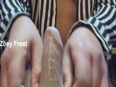 Putting on the Condom on your COCK! gif