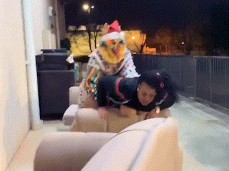 RAN INTO A FORMER CLIENT OUTSIDE MOTEL gif