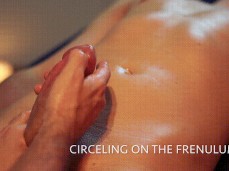 massaging his frenulum gif