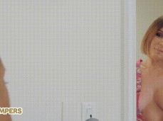 Krissy Lynn checks in on you with open robe gif