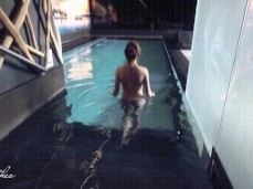 Following Nora Theo into closed hotel pool for skinny dipping 02 gif