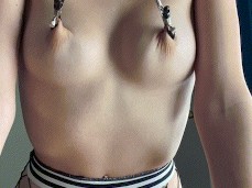 nipple clamps pulling gif