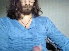 Handsome guy with bounce balls gif
