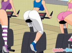 ass in the gym gif
