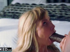 Horny blowjob from hot blonde gif