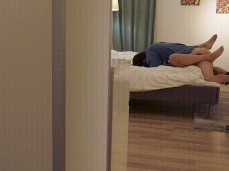 Mary Barrie missionary cum inside at edge of bed 01 gif