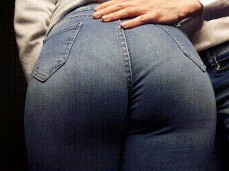 Tight jeans slapping gif