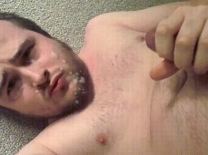 Horny, Beefy, Bearded Cedeh's Self Facial with Nice Cum Coverage 0044 gif