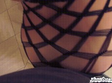 zoey monroe pushed against wall gif