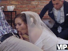 Stacy Cruz naughty bride makes groom watch her suck his friend 01 gif