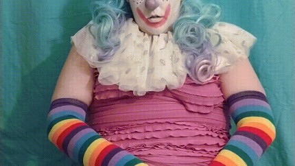 Cute Clown Porn - Cute Clown Licks Glass Dildo For Her Hot Pussy Porn Gif | Pornhub.com