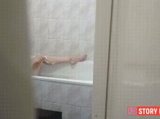Daddy help me in Bath! Emmanuelle want to Fuck n Suck Cock gif