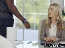 BLACKED Perfect Blonde Karla Kush with 2 Monster  Cocks gif