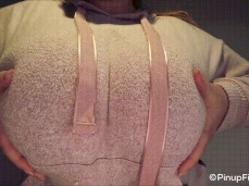 Sara Willis Massive Natural Tits Sweater gif