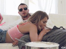 Natalia Starr sucking dick on couch gif