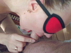 Best Blowjob by Horny Teen Marthabullles in Red Mask Ending With a Cumload in Her Mouth- Part 148 - Marthabullles gif