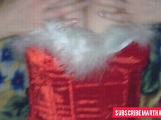 SANTA MY PUSSY FOR THE NEW YEAR AND CUM ON MY FACE- Part 412 - Marthabullles gif