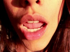 licking lips gif