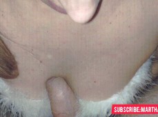 SANTA MY PUSSY FOR THE NEW YEAR AND CUM ON MY FACE- Part 4 - Marthabullles gif
