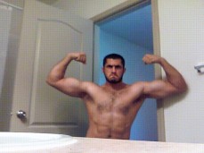 Showing off Biceps gif