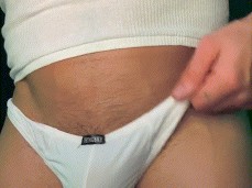 stud in manly thong gif
