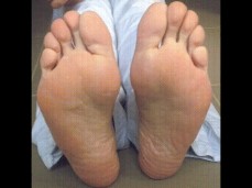 Big Male feet ready for tickles gif