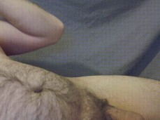 Man with pubic hair jerking off gif