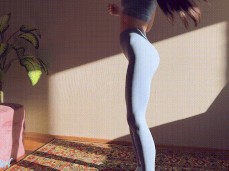 Sexy leggins girl gif
