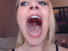 sexy mouth open wide gif