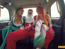 Fake Taxi:"Santa Claus in a Hardcore Rough Anal Sex Threesome Xmas Special" gif