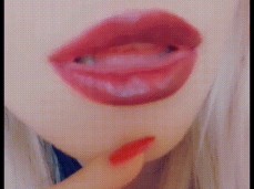 Sexy Red Lips, Beautiful Mouth gif