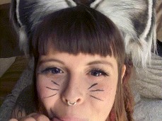 OliviaJarden Kitty Cat Blowjob gif