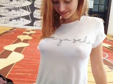 Jadore Sophia Shakes Her Boobs in a Tight Shirt gif