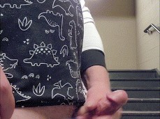 Horny, chubby daredeviil Cockiboi shoots big load in stairwell 0033-1 6 gif