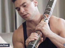 Didgeridoo you in the ass gif