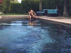 Trenton Ducati dives into pool, lured by rock-hard Paddy O Brian 0302 10 gif