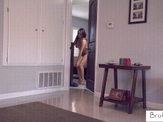 Sofi Ryan undressing with bedroom door still open gif