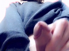 blonde  cums on your face reverse pov gif