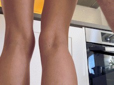 Long legs  standing doggy vertical video gif