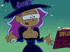 titflash from a witch