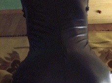 Doggystyle Pov Wife fucked in Slow motion tight latex bodysuit