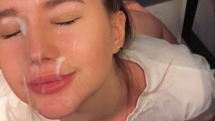 Butt Cumshot - Jolie Butt Facial Cumshot Porn Gif | Pornhub.com