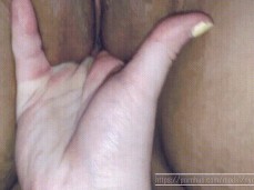 Lesbian submissive firl taking 3 fingers gif