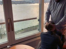 Projectfundiary blowjob in front of the window gif
