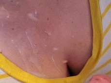 Spilling cum on mom's sweater puppies gif