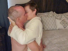 mature kissing making out foreplay gif