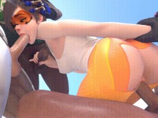 Tracer's Vacation Foursome gif